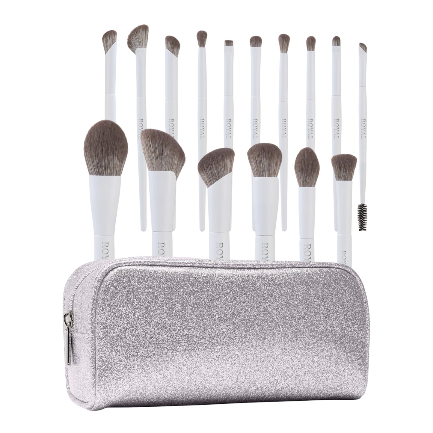 Something White- 16 piece brush set with bag