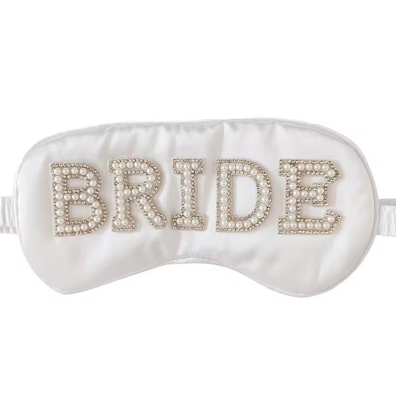 Just Married sleep mask